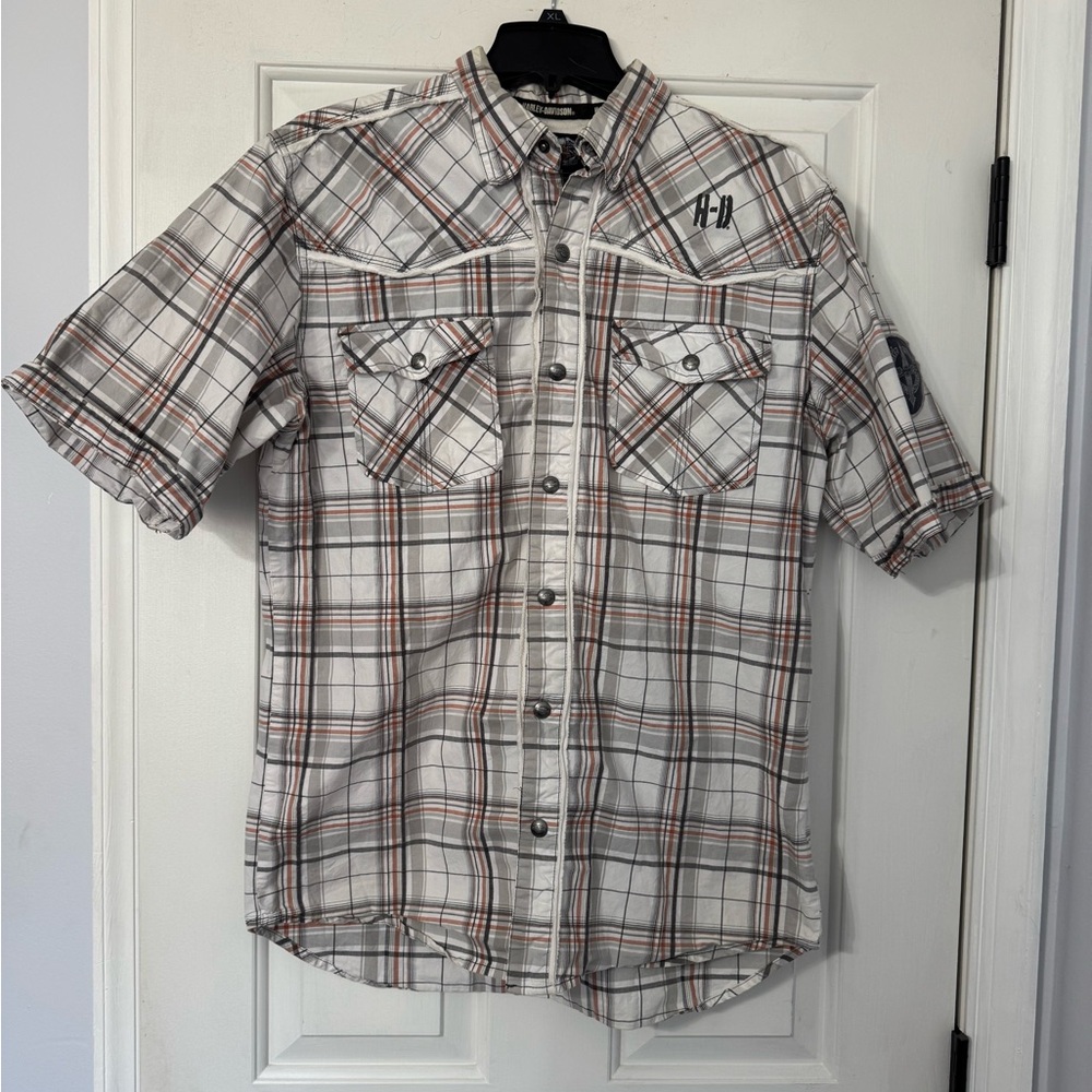 Harley Davidson short sleeve button up.